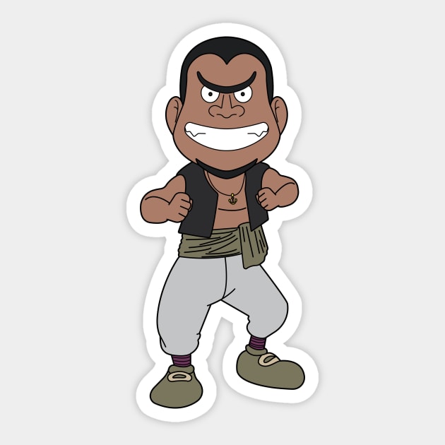 Tightrope Walking Funan Bro 2 Sticker by onepiecechibiproject